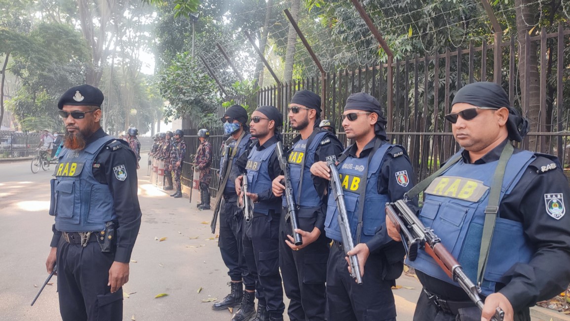 আন্তর্জাতিক অপরাধ ট্রাইব্যুনালে আজও কড়া নিরাপত্তা